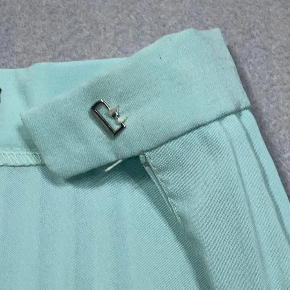 Vintage Pleated Skirt Women 5/6 Small A Line Mint Green 1960s Union Made - Picture 8 of 10